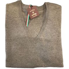 PULL FEMME LAUREN COL V BEIGE