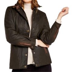 VESTE FEMME HUILEE MOUNTRATH OLIVE