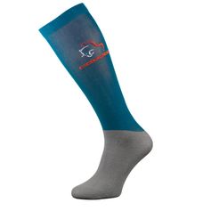 CHAUSSETTES MICROFIBRES BLEU PETROL