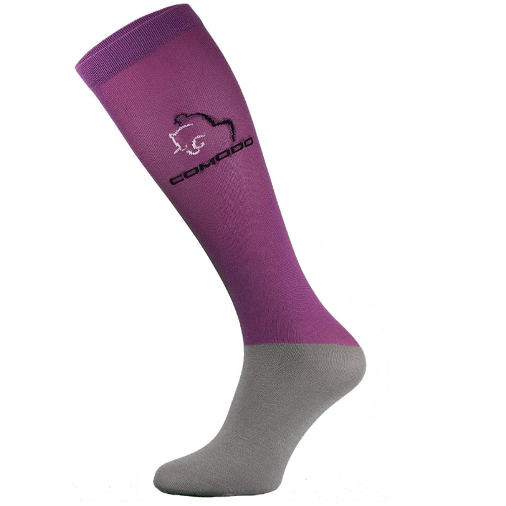 CHAUSSETTES MICROFIBRES BORDEAUX