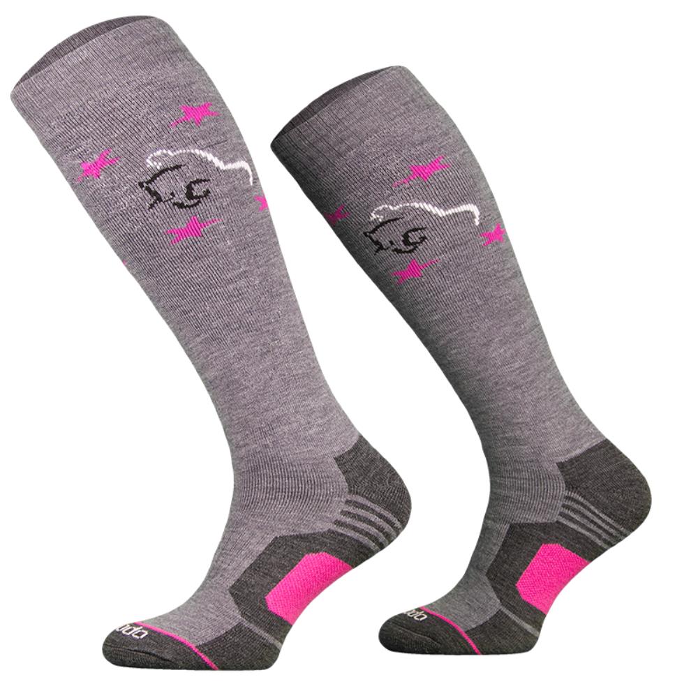 CHAUSSETTES HIVER GRIS