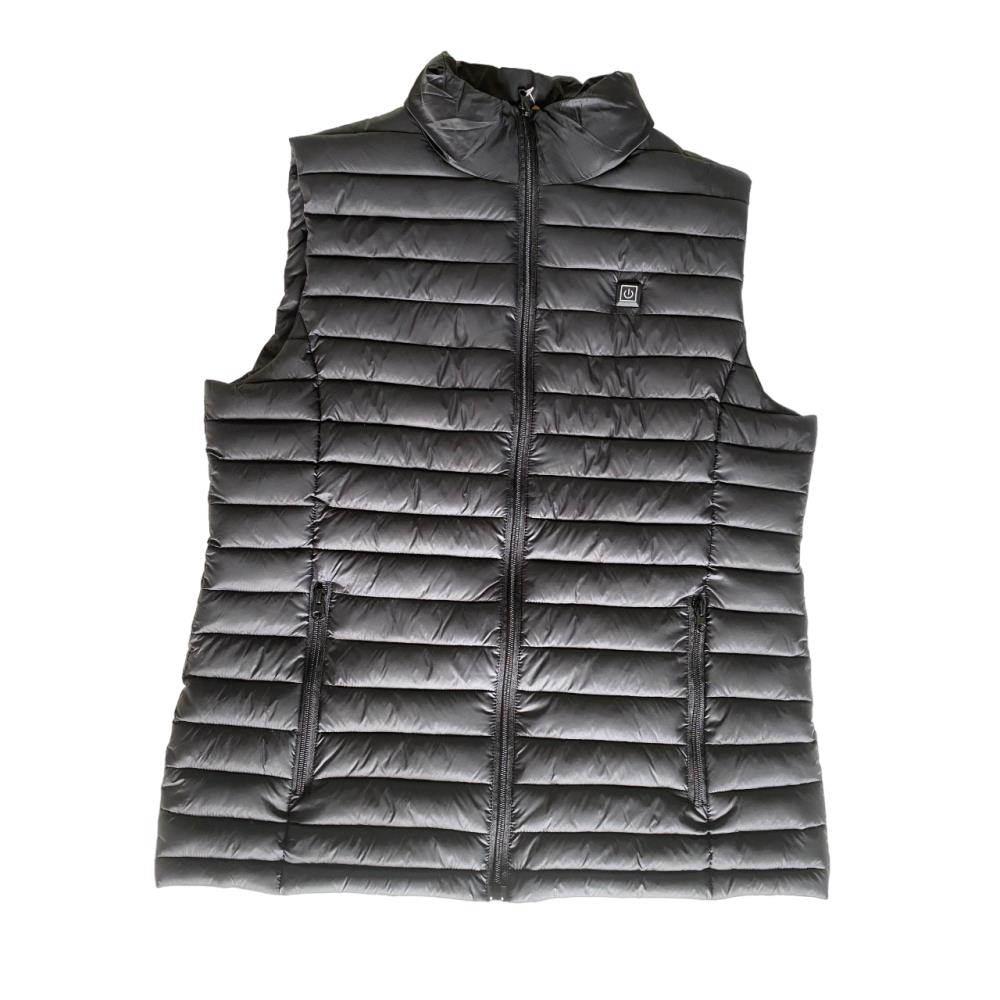 GILET CHAUFFANT FEMME NOIR