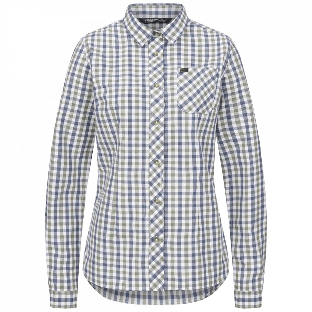 CHEMISE FEMME JUNA OLIVE BLEU