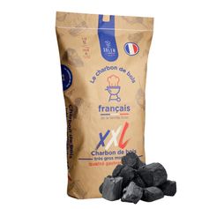 CHARBON DE BOIS TRES GROS MORCEAUX QUALITE RESTAURANT