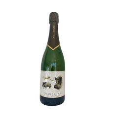 BOUTEILLE DE CHAMPAGNE SANGLIER