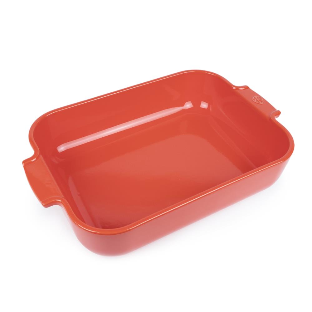 PLAT FOUR RECTANGULAIRE 36CM ROUGE