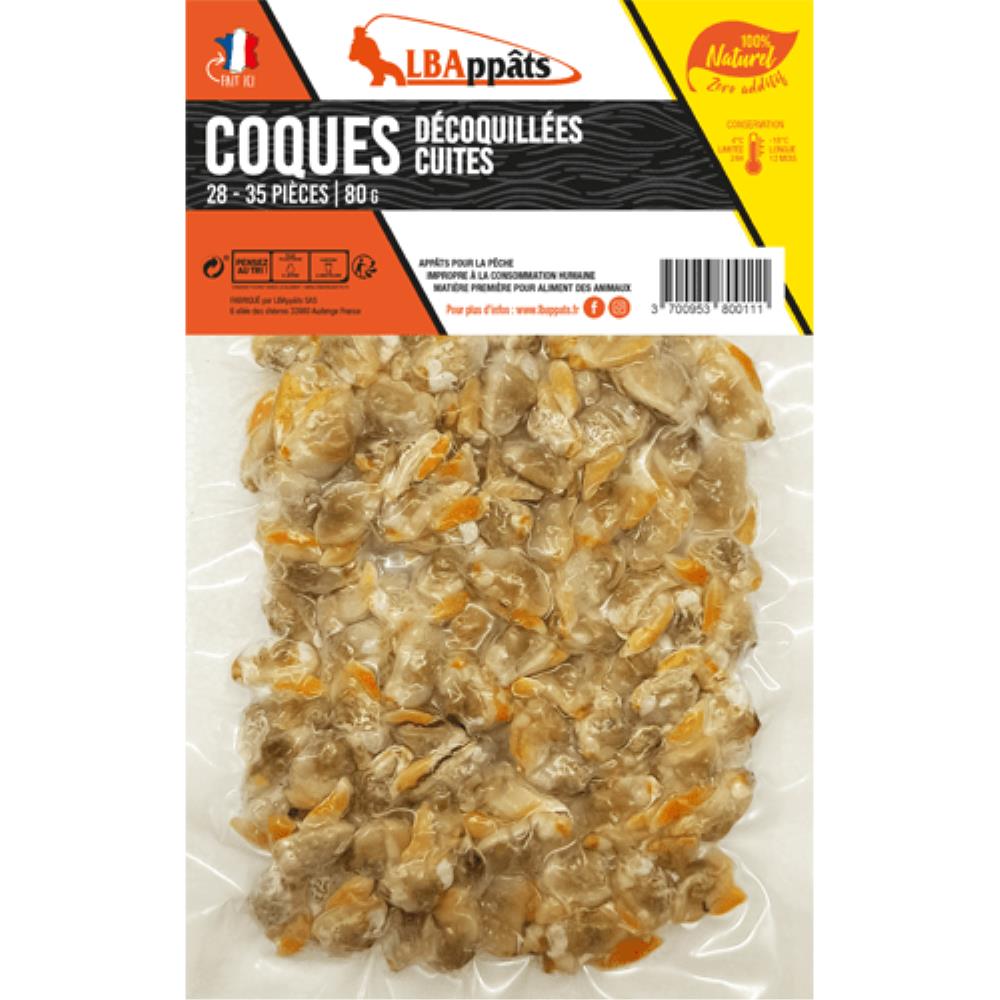 COQUE DECOQUILLEE CUITE CONGELEE 80G