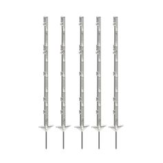 LOT DE 5 PIQUET CLASSIC BLANC 156CM