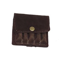 POCHETTE  5 BALLES RAYEES CROUTE CUIR