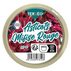 ASTICOTS MIFISES ROUGES 80CC