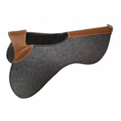 AMORTISSEUR FEUTRE GRIS/CUIR NOISETTE