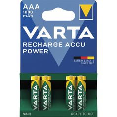 PILE AAA/R03 RECHARGEABLE X4 1000MAH