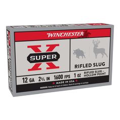 BALLES SLUG SUPER-X RIFLED 12/28G X5