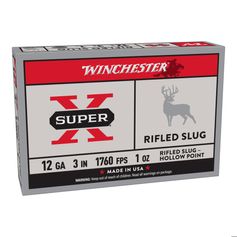 BALLES SLUG SUPER-X RIFLED 12/76 28G X5