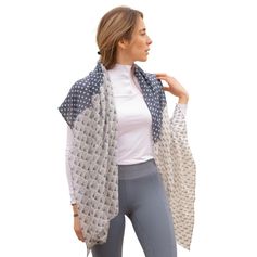 ETOLE ALIX BLEU GRIS/ECRU