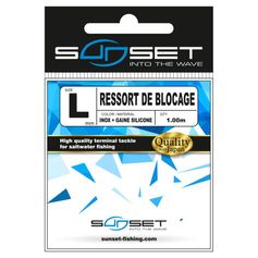 RESSORT DE BLOCAGE INOX + GAINE SILICONE