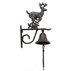 CLOCHE MURALE CERF