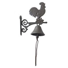 CLOCHE MURALE COQ