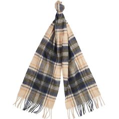 ECHARPE NEW CHECK TARTAN SAND BEIGE