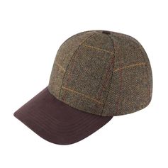 CASQUETTE TWEED BASEBALL TEAK