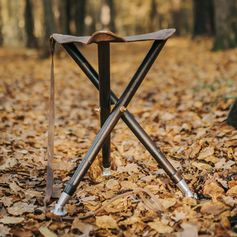 TREPIED LUXE DESSUS CUIR GANSE 85CM