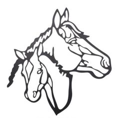 DECORATION MURALE CHEVAUX GM