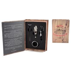 KIT SOMMELIER 4 PCS LIVRE CHATEAU