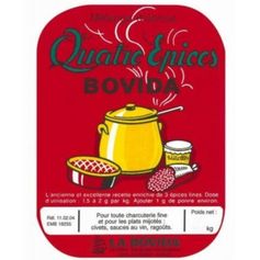 MELANGE QUATRE EPICES BOVIDA