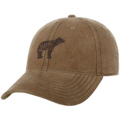 CASQUETTE VELOURS BEAR TAUPE