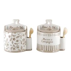 POT A SEL + CUILLERE GM AURELIE