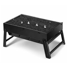 BARBECUE PLIABLE OUTDOOR NOIR