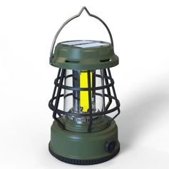 LANTERNE OUTDOOR LED/SOLAIRE KAKI
