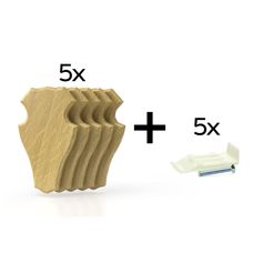 KIT ECUSSSON ROND CHEV + PINCE X5 CLAIR