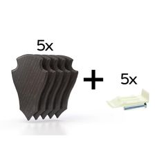 KIT ECUSSSON POINTU CHEV+ PINCE X5 FONCE