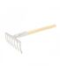 RATEAU 7 DENTS RONDES INOX 1M20