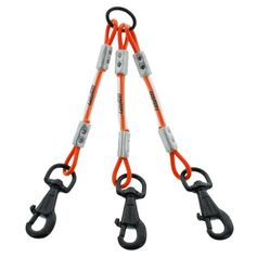 ACCOUPLE CABLE XTREME 3 CHIENS ORANGE