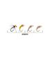 SET NYMPHE X4 EAUX FORTES TEINTEES