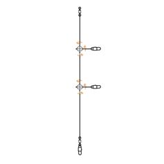 BAS DE LIGNE EGGING 2 EMPILES X2