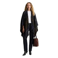 CHALE FEMME BLAIR SHADOW TARTAN