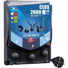 ELECTRIFICATEUR CLOS 2000-6 LED CONNECTE