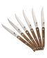 COFFRET 6 COUTEAUX STEAK MANCHE ACACIA