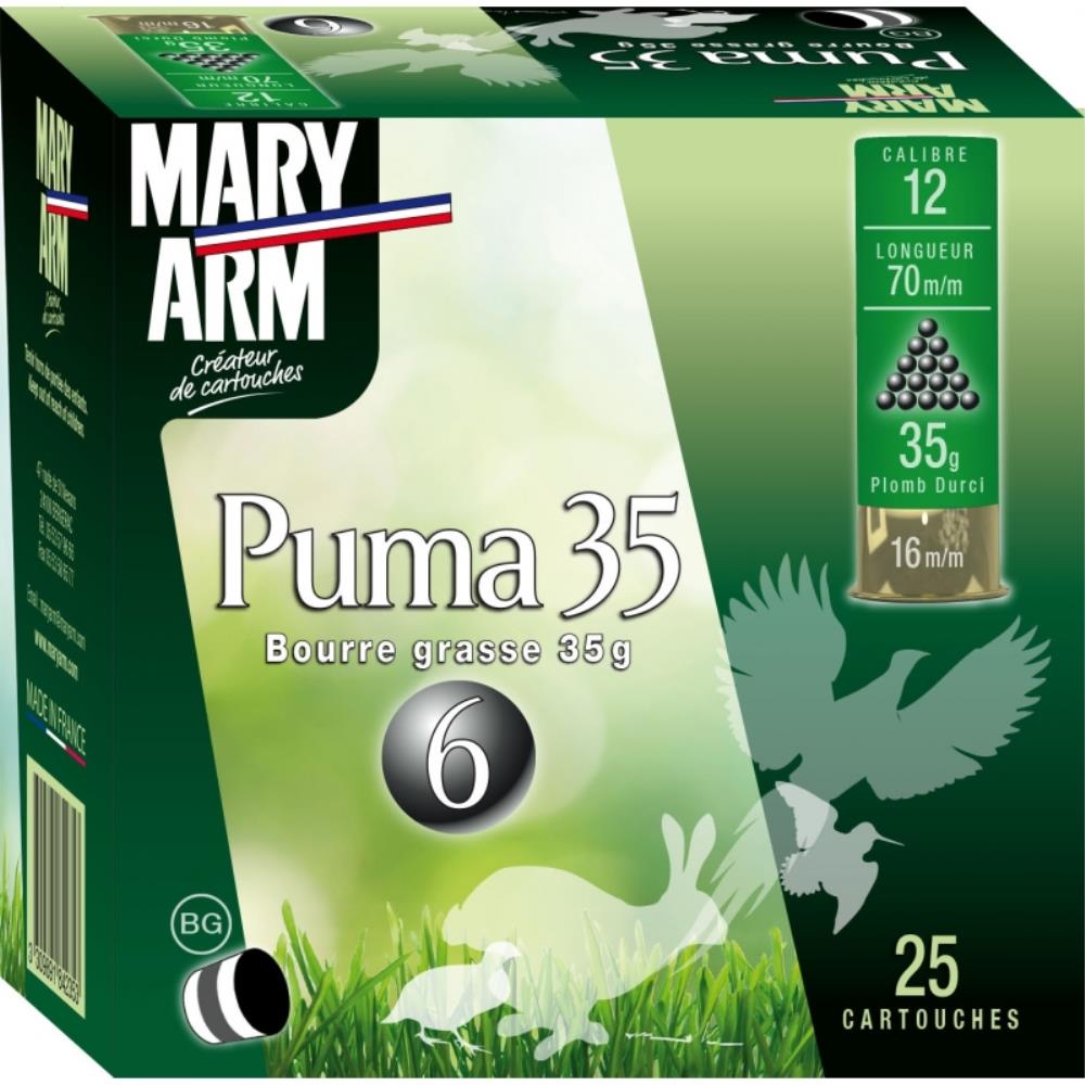 CARTOUCHES PUMA 35 12/70 35G BG X25