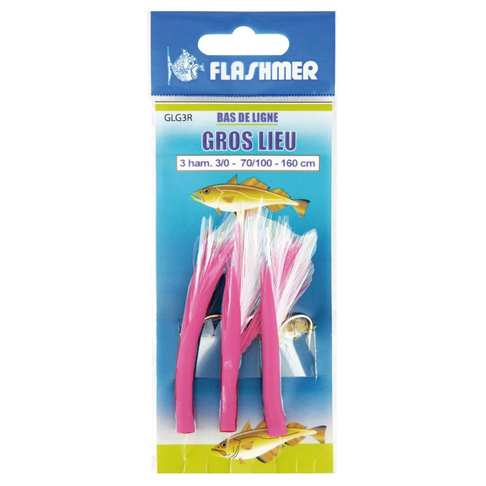 BAS DE LIGNE GROS LIEU 3/0 3 HAM