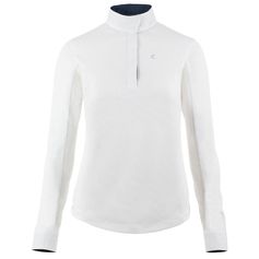 POLO CONCOURS ML FEMME BLAIRE BLANC