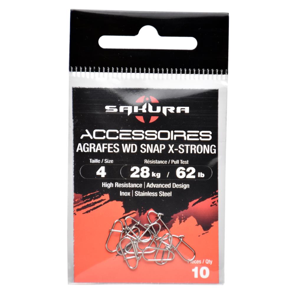 AGRAFES WD SNAP X-STRONG NI X10