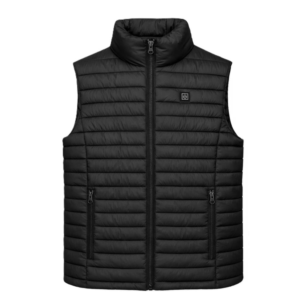 GILET CHAUFFANT FEMME NOIR