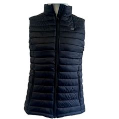 GILET CHAUFFANT FEMME MARINE