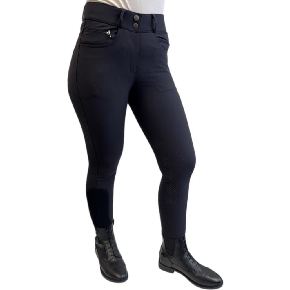 PANTALON MARGAUX GRIP GENOUX NOIR