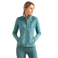 VESTE ISOLANTE FEMME FUSION BLEUE