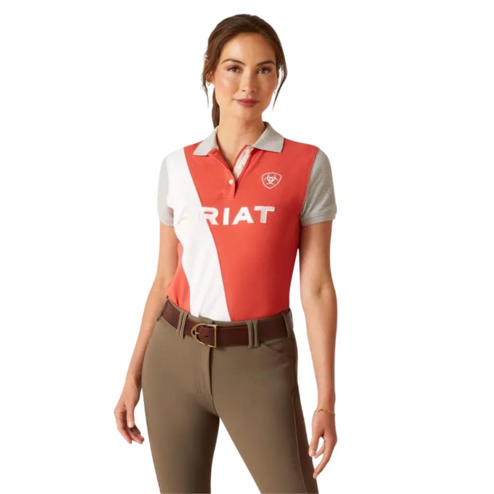 POLO FEMME TARYN SS ROUGE